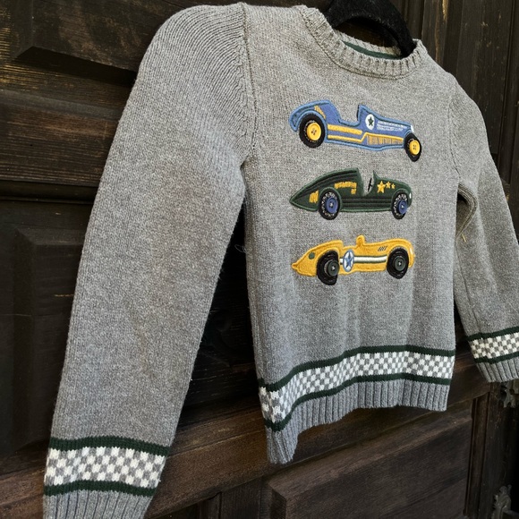 Vintage Little Boy Car Sweater - Picture 6 of 7